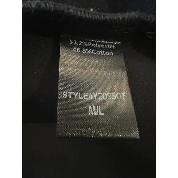 Tuckernuck x Pomander Place Black Easy Polo Swing Sweatshirt Size M/L Top - Picture 7 of 16